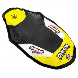 HOUSSE DE SELLE 700 RAPTOR JAUNE / BLANCHE / NOIR Authentique