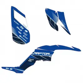 KIT DECO YAMAHA USINE 350 RAPTOR BLEU Réduction
