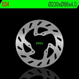 Solde Disque de frein avant gauche NG 034 rond fixe Yamaha yz 125/250/490