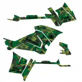 Certifié KIT DÉCO QUAD CAMO VERT NOIR POLARIS SPORTSMAN 570 TOURING 2018 à 2020