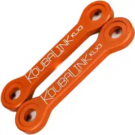 Kit de rabaissement de selle KOUBALINK (25.4 - 31.8 mm) orange - Kawasaki KLX250R / 300R Quantité Limitée