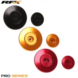 Jeu de bouchons de distribution de moteur RFX Pro (Noir) Exclusif