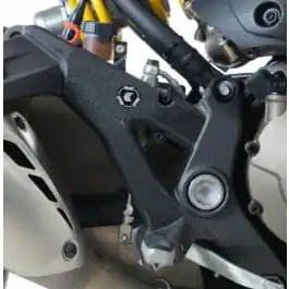 Adhésif anti-frottement R&G RACING platine talon noir (2 pièces) Ducati Monster Garantie Incluse