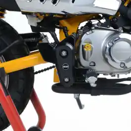 Réduction Kit protection de cadre R&G RACING noir (2 pièces) Honda Monkey