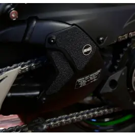 Kit protection de cadre R&G RACING noir (3 pièces) Kawasaki H2 SX Authentique
