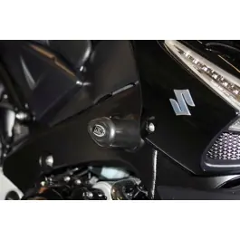 Tampons de protection R&G RACING Aero noir Suzuki GSX1340 B-King Soldes