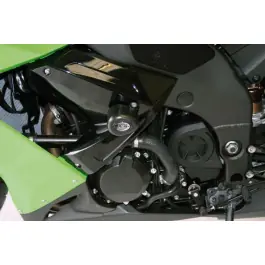 Tampons de protection R&G RACING Aero noir Kawasaki ZX10R Bon Plan