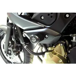 Tampons de protection R&G RACING Aero noir Yamaha XJ6 N/S Diversion Livraison Mondiale