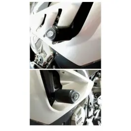 Tampons de protection R&G RACING Aero noir BMW S1000RR Haute Qualité