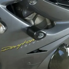 Tampons de protection R&G RACING Aero noir Triumph Daytona 675/R Expédié Aujourd’hui