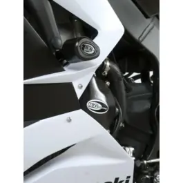 Tampon de protection R&G RACING Aero noir Kawasaki ZX-6R/ZX636-R Retour Gratuit