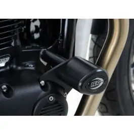 Tampons de protection R&G RACING Aero noir Triumph Nouvelle Collection
