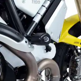 Offre Limitée Tampons de protection R&G RACING Aero noir Ducati Scrambler