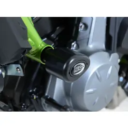 Tampons de protection R&G RACING Aero blanc Kawasaki Z650 Paiement Sécurisé