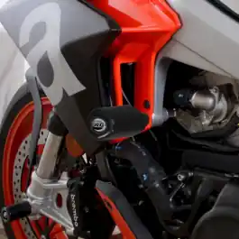 Offre Spéciale Tampons de protection R&G RACING Aero noir - Aprilia Tuono 660