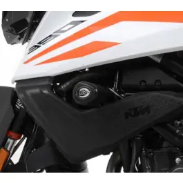 Tampons de protection R&G RACING Aero - orange KTM 390 Adventure Vente Flash