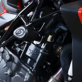 Bon Marché Tampons de protection R&G RACING Aero - noir MV Agusta Brutale 1000 RR