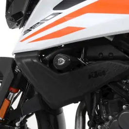 Tampons de protection R&G RACING Aero - blanc KTM 390 Adventure Nouvel Arrivage