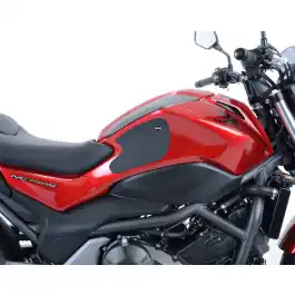 Kit grip de réservoir R&G RACING translucide 2 pièces Honda Vente Directe