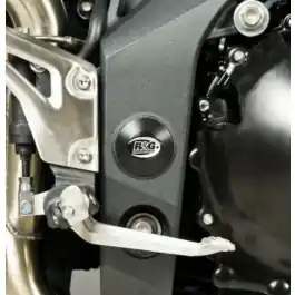 Prix Cassé Insert de cadre gauche R&G RACING noir Triumph Speed Triple 1050/Speed 94