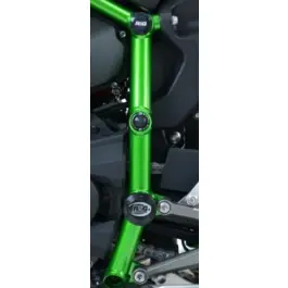 Offre Du Jour Kit insert de cadre droit/gauche R&G RACING noir Kawasaki H2/H2R