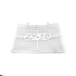 Solde Protection de radiateur gravée R&G RACING - inox Kawasaki ZX-10RR