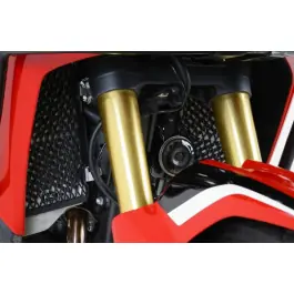 Protection de radiateur R&G RACING inox - Honda CRF1000L Africa Twin Commander Vite
