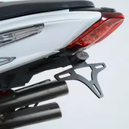 Vente Directe Support de plaque R&G RACING noir avec cache orifice bras oscillant Benelli TNT 125