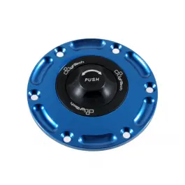 Offre Exclusive Bouchon de réservoir LIGHTECH noir/cobalt 1/4 tour Suzuki GSX-S