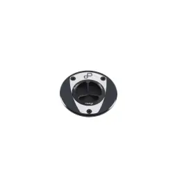 Bouchon de réservoir LIGHTECH aluminium à vis noir et blanc - Aprilia Nouveauté