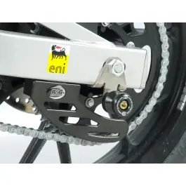 Pions de bras oscillant R&G RACING avec platine argent Aprilia RS4 50/125 Marque