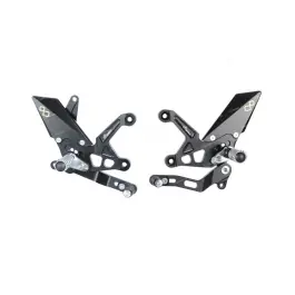 Fait Main Commandes reculées fixe LIGHTECH sélection standard et inversée noir Kawasaki Z900