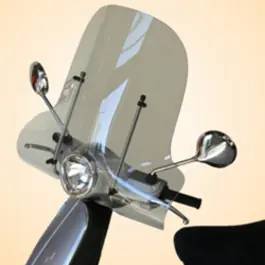 Prix Bas Bulle V PARTS Standard clair Piaggio Vespa LX